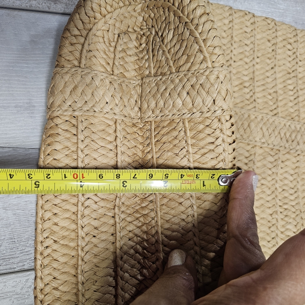 Draper James Everyday Straw Bag Tote Beach Boho - Picture 4 of 7
